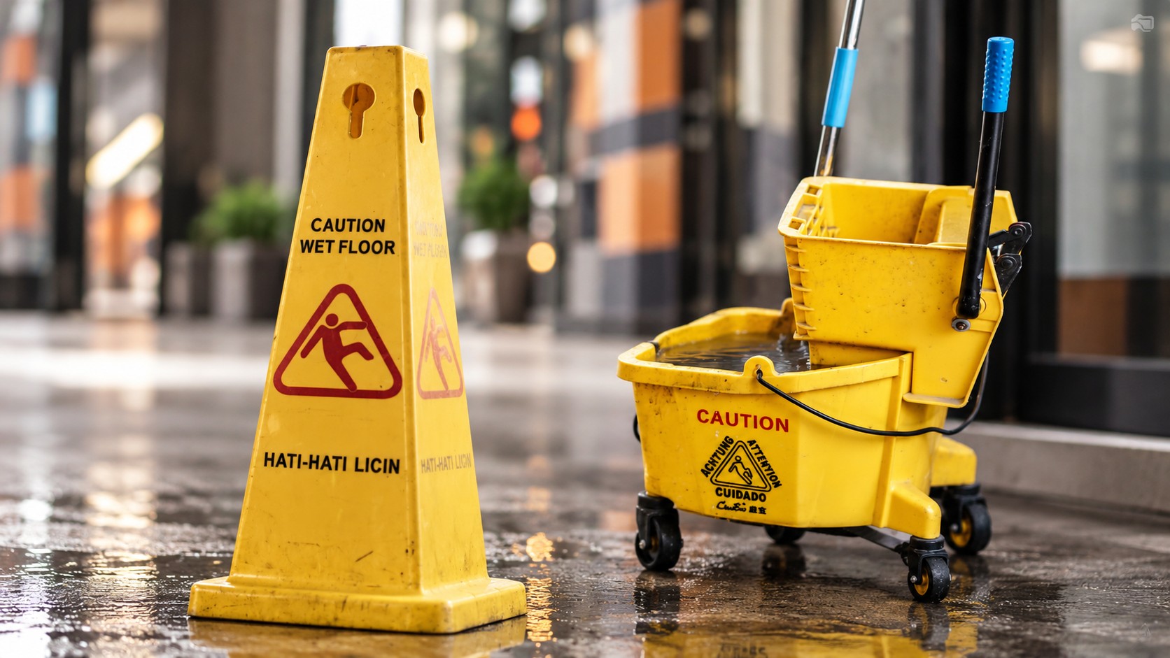 Workplace cleaning and spill response equipment